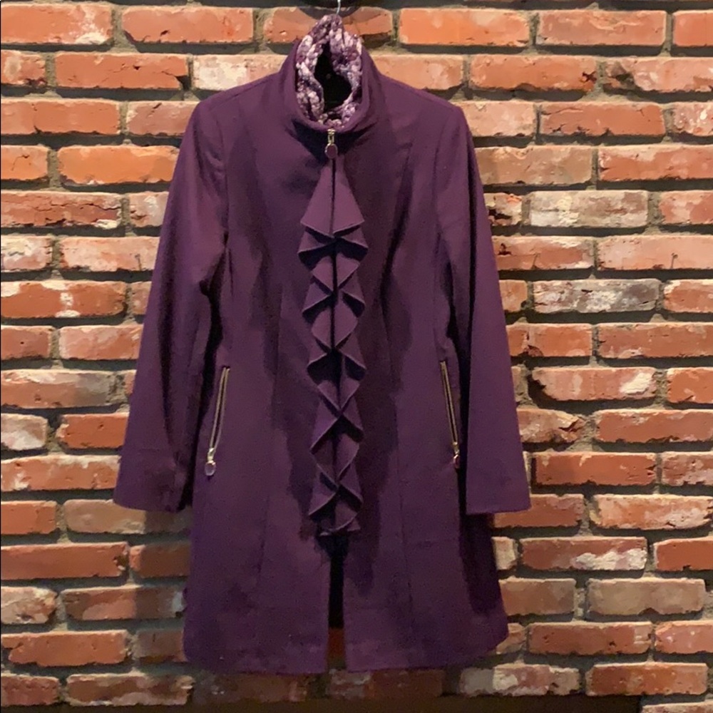 Royal purple long jacket